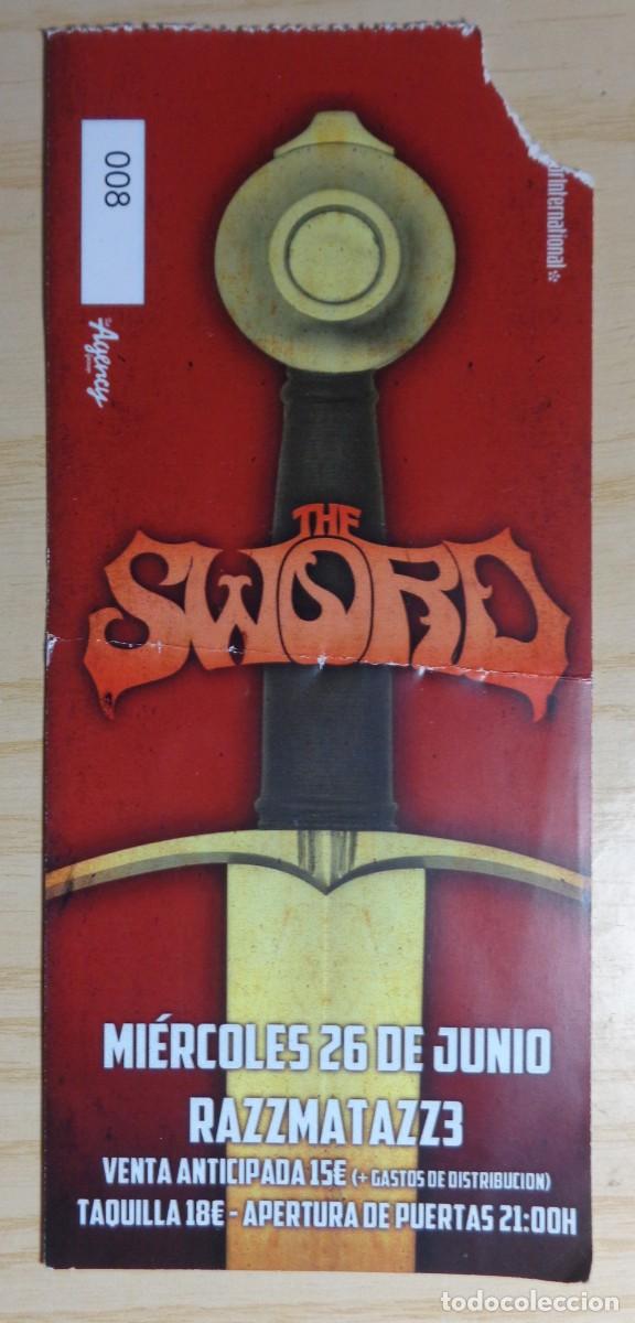 Entradas antiguas de conciertos: ENTRADA CONCIERTO THE SWORD