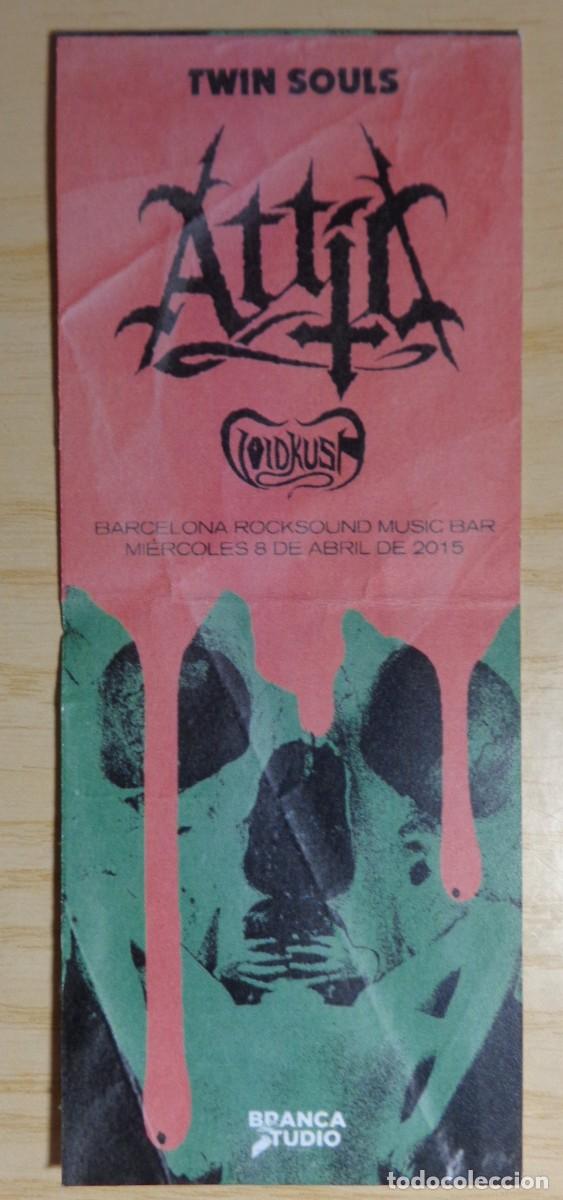 Entradas antiguas de conciertos: ENTRADA CONCIERTO ATTIC
