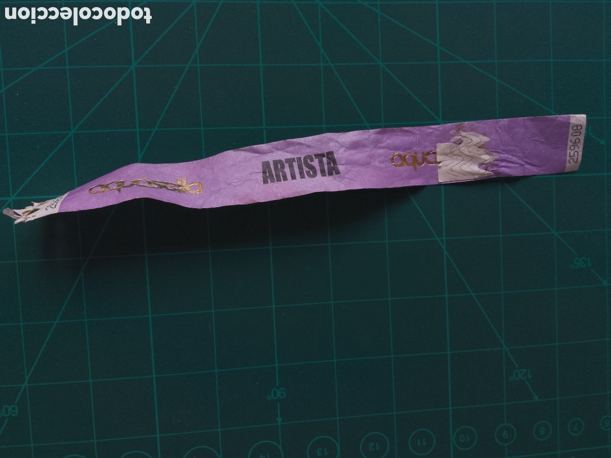 Entradas antiguas de conciertos: AQUASELLA FESTIVAL . PULSERA . ARTISTA