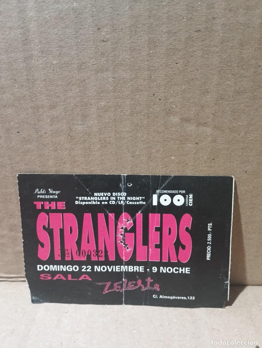 Entradas antiguas de conciertos: THE STRANGLERS-ZELESTE-BCN.