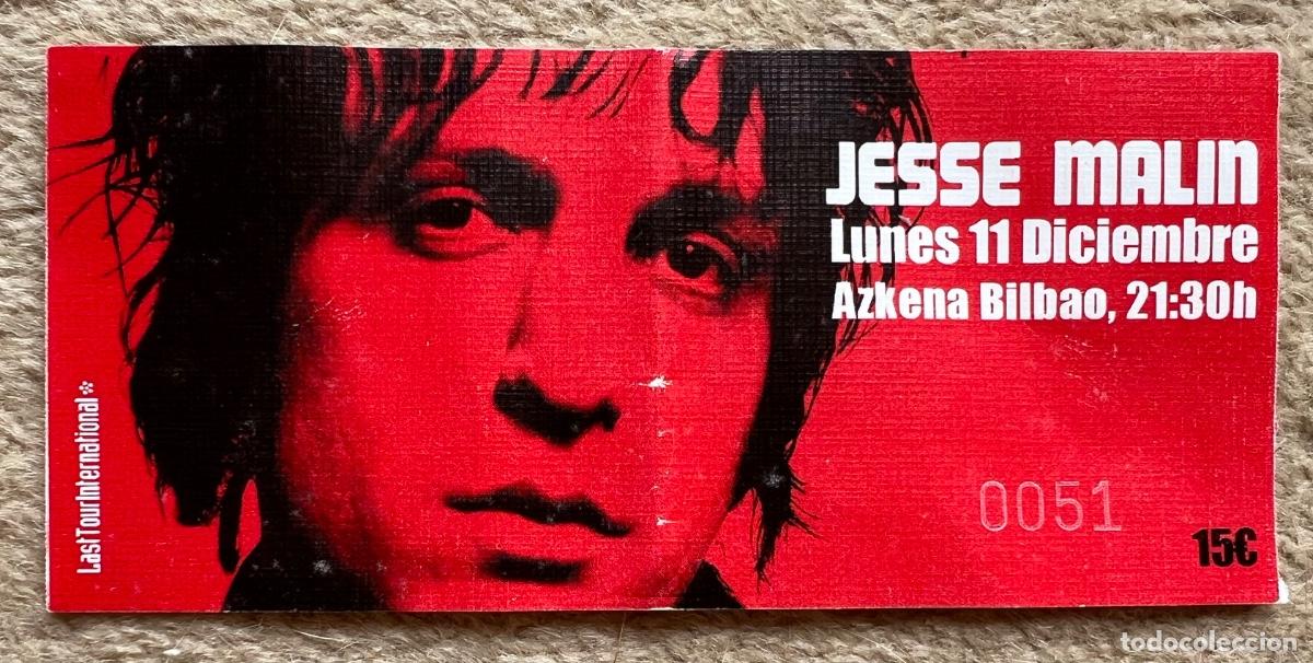 Entradas antiguas de conciertos: Entrada concierto de Jesse Malin - Azkena Bilbao