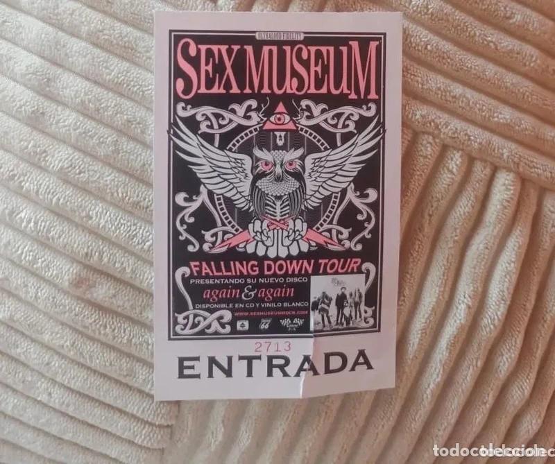 Billets de concerts: ENTRADA ANTIGUA CONCIERTOS - SEX MUSEUM - MADRID