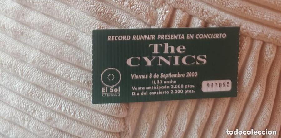 Entradas antiguas de conciertos: Lote 2 Entradas Antiguas The Cynics - Sex Museum