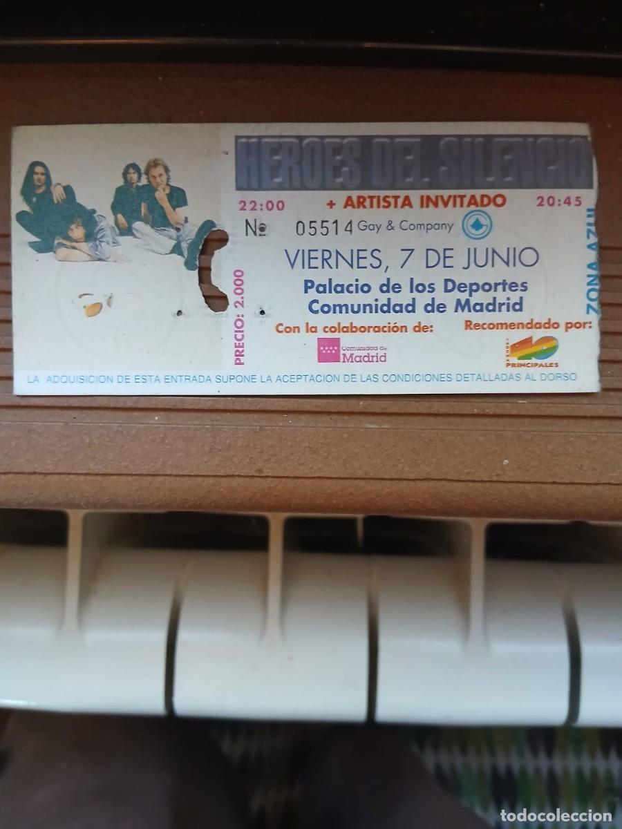 Entradas antiguas de conciertos: Entrada H&eacute;roes del Silencio 1996