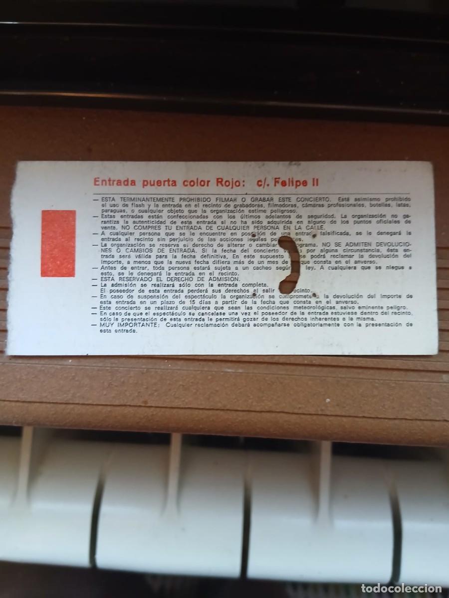 Entradas antiguas de conciertos: Entrada H&eacute;roes del Silencio 1996 - Foto 3