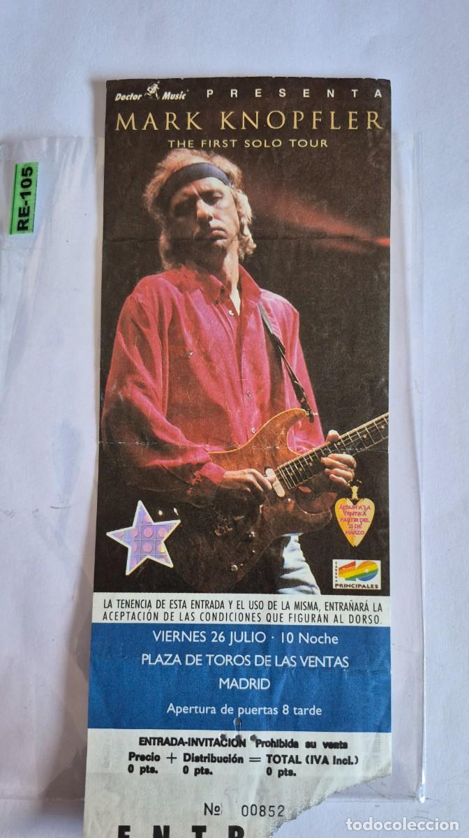 Entradas antiguas de conciertos: BRUCE SPRINGSTEEN- entrada de concierto
