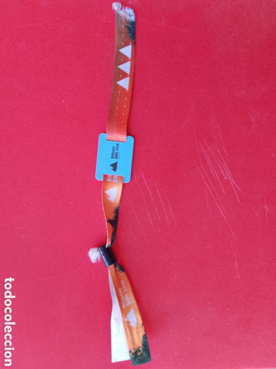 Entradas antiguas de conciertos: BILBAO BBK LIVE FESTIVAL 2014 PULSERA . ENTRADA .