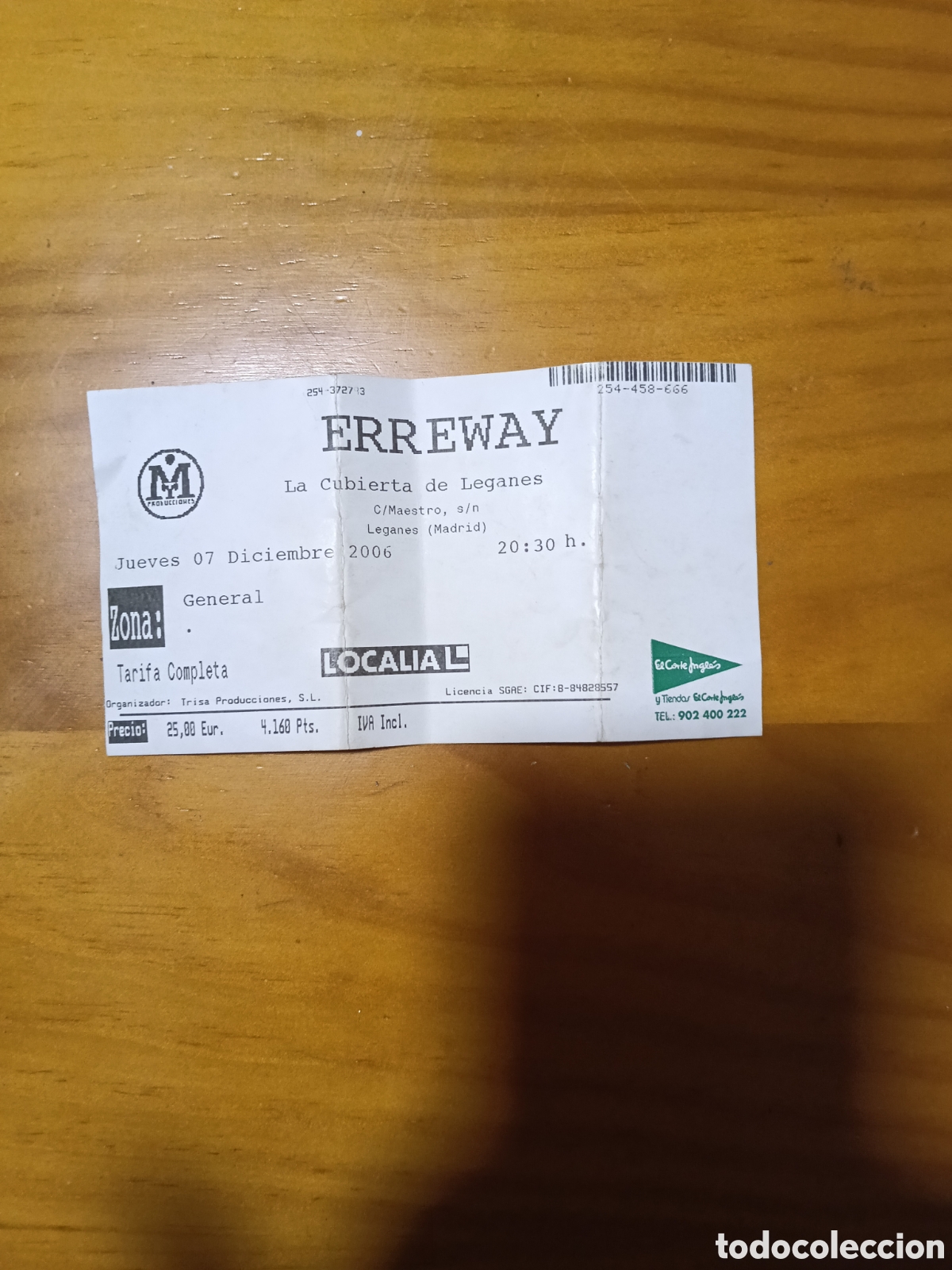 Entradas antiguas de conciertos: Erreway 2006 entrada - Foto 5
