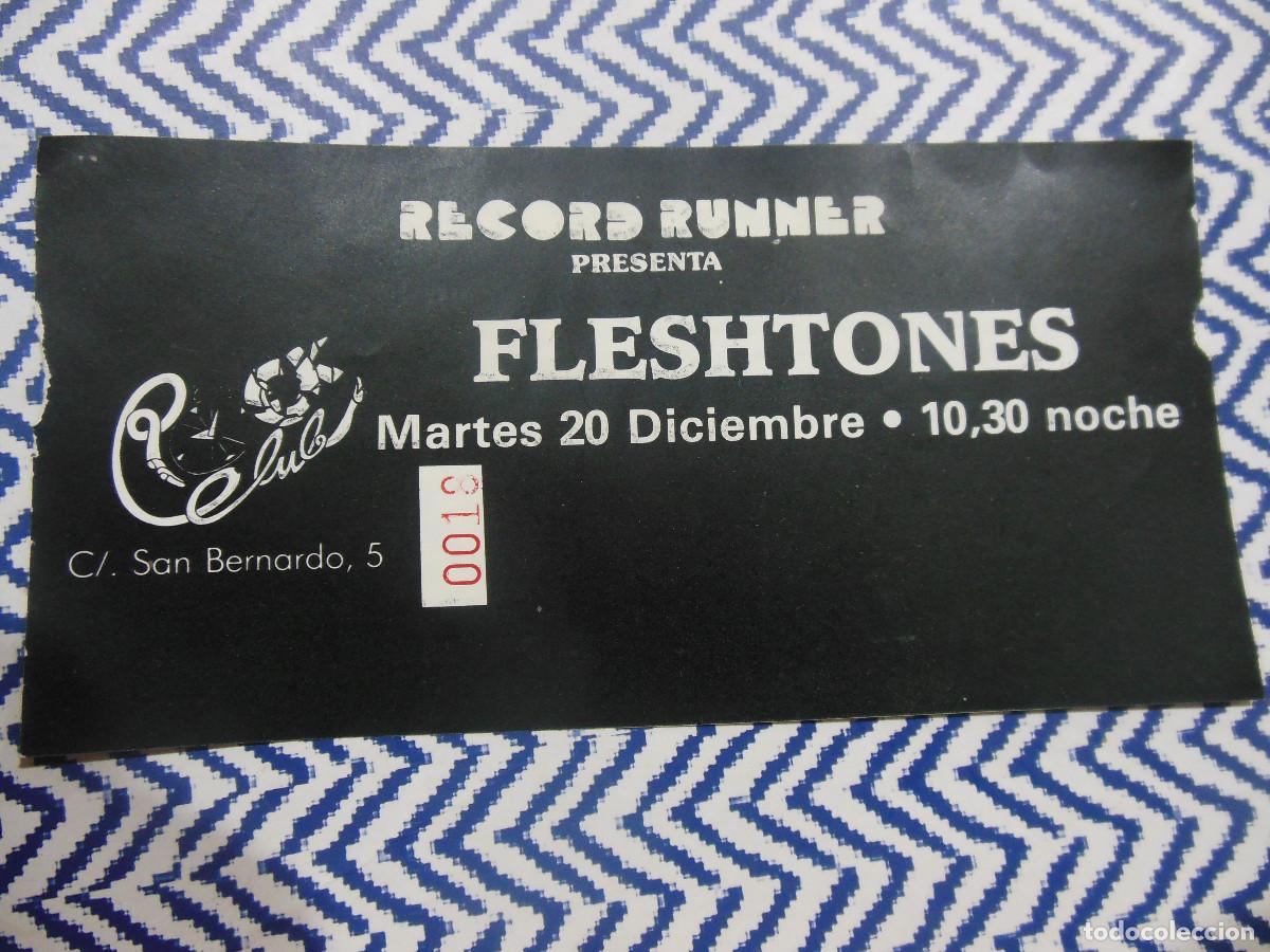 Tickets for concerts: FLESHTONES ENTRADA DE CONCIERTO SALA ROCK CLUB MADRID RECORD RUNNER - TICKET