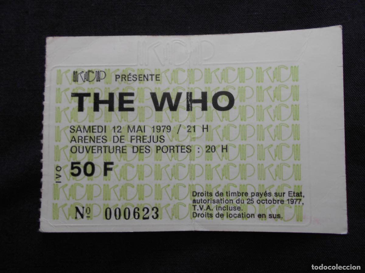 Biglietti di Concerti: ENTRADA CONCIERTO THE WHO A&Ntilde;O 1979