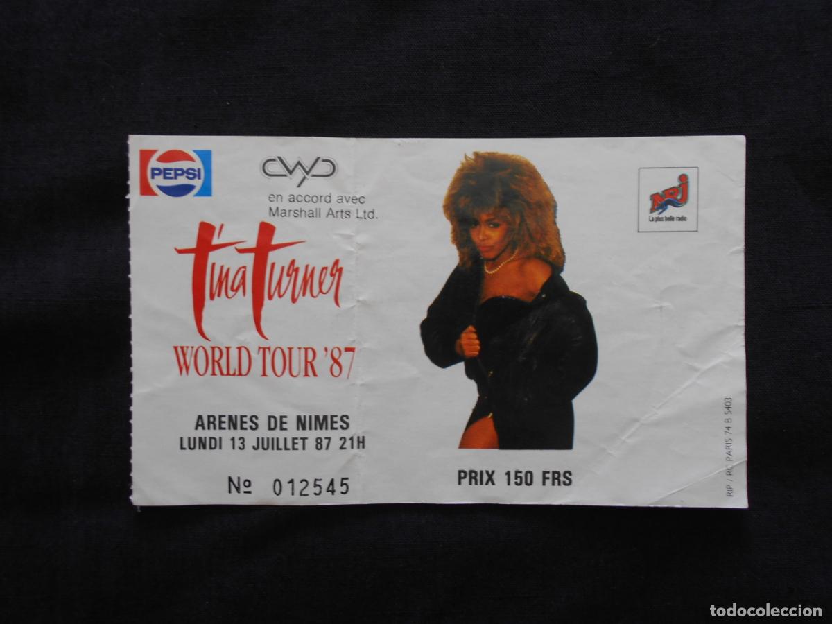 Biglietti di Concerti: ENTRADA CONCIERTO TINA TURNER - WORLD TOUR 1987