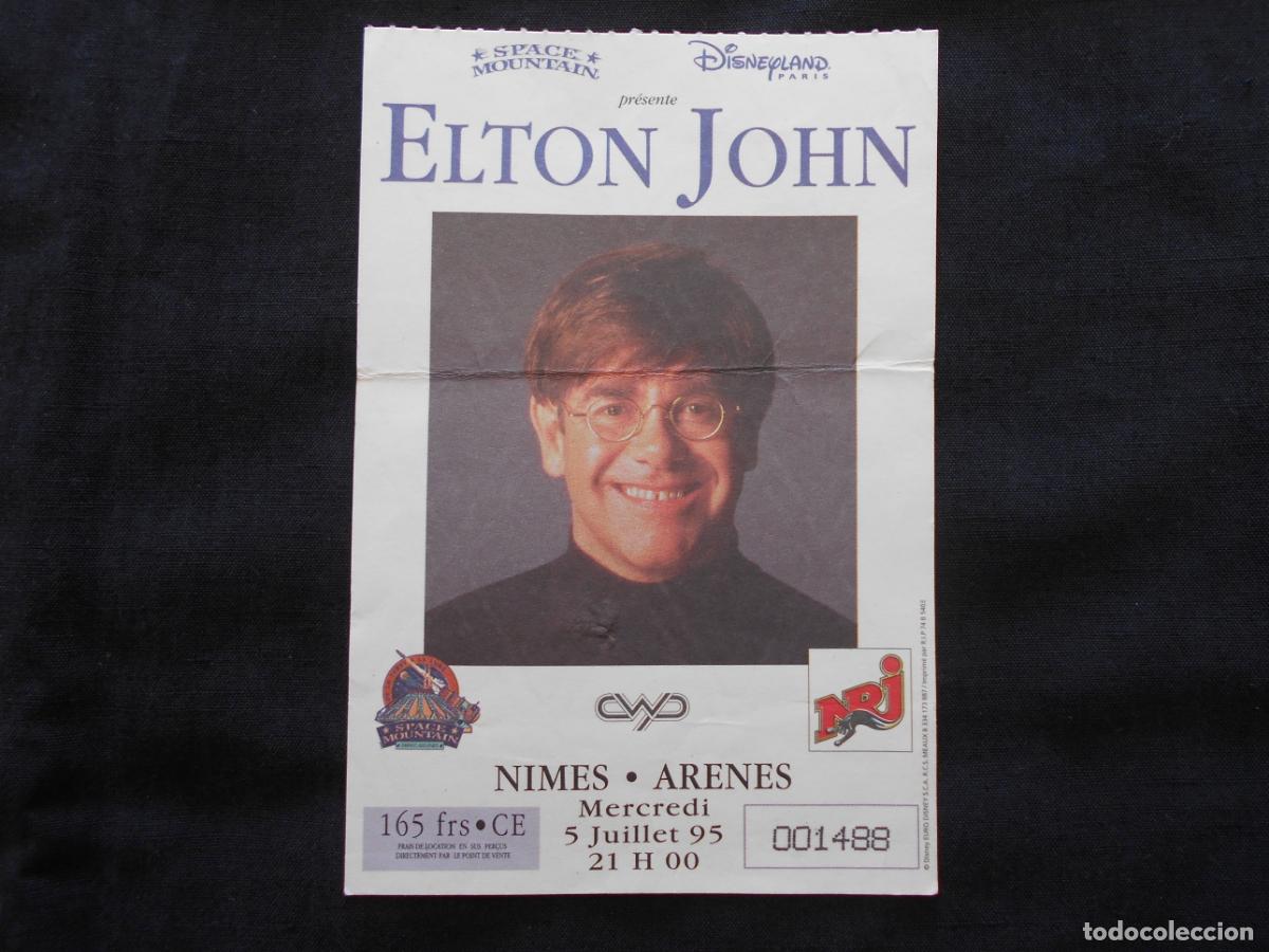 Biglietti di Concerti: ENTRADA CONCIERTO ELTON JOHN - NIMES - ARENES A&Ntilde;O 95