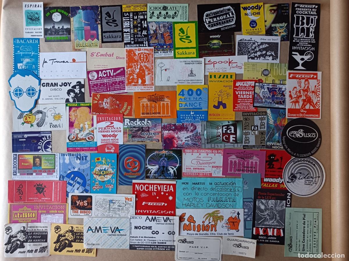 Biglietti di Concerti: ENTRADAS DISCOTECA SPOOK ACTV PUZZLE BARRACA FLYERS FLYER PASE BANANAS DIKY DIKY HEAVEN