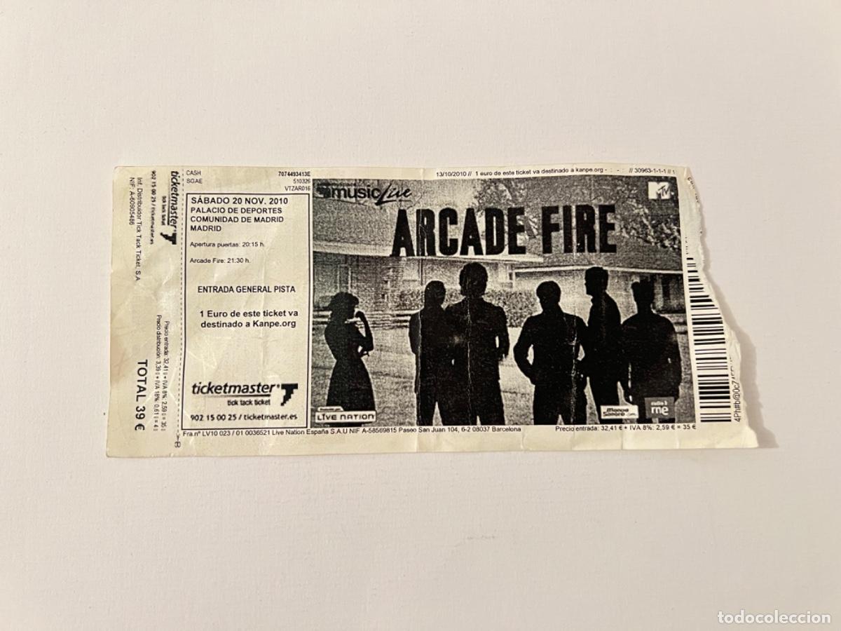 Tickets for concerts: Entrada concierto m&uacute;sica ARCADE FIRE