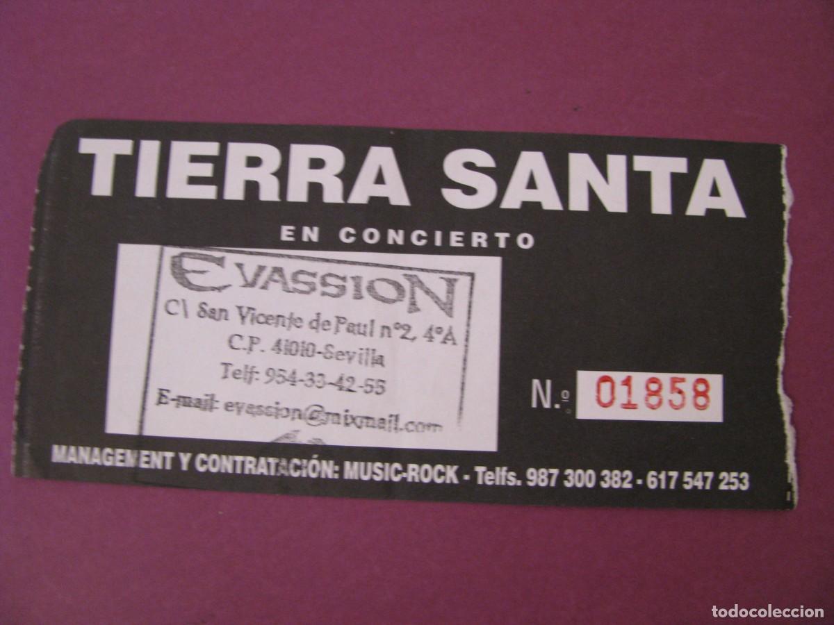 Entradas antiguas de conciertos: ENTRADA DE CONCIERTO. TIERRA SANTA. SEVILLA. A&Ntilde;OS 2000