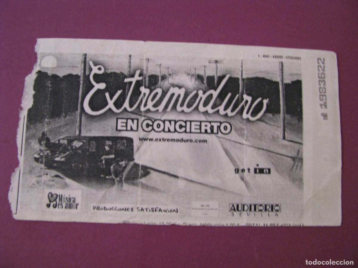 Entradas antiguas de conciertos: ENTRADA CONCIERTO EXTREMODURO SEVILLA 2004 - GIRA GRANDES &Eacute;XITOS Y FRACASOS - AUDITORIO
