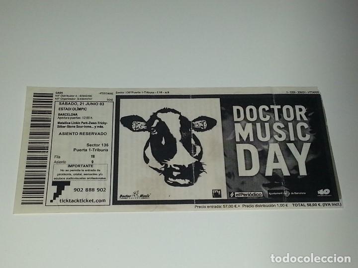 antigua entrada concierto doctor music day - me - Buy Concert Tickets at  todocoleccion - 65451862