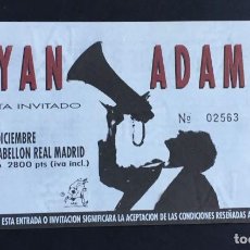 Entradas de Conciertos: BRYAN ADAMS '91 – SPANISH UNUSED TICKET / ENTRADA NO USADA. Lote 152631146