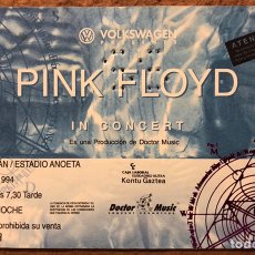 Entradas de Conciertos: PINK FLOYD, THE DIVISION BELL TOUR. ENTRADA COMPLETA CONCIERTO ESTADIO ANOETA (SAN SEBASTIÁN), 1994. Lote 240887550