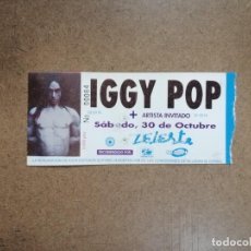 Billets de concerts: IGGY POP - ENTRADA CONCIERTO BARCELONA 1993. Lote 295589598