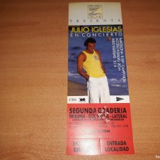Biglietti di Concerti: ENTRADA JULIO IGLESIAS CAMP NOU BARCELONA 8 SEPTIEMBRE DE 1988. Lote 366226866