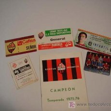 Coleccionismo deportivo: CF REUS DEPORTIU CAMPEON TEMPORADA 75-1976 INCLUYE ENTRADA ENTRADA Y CALENDARIOS. Lote 10976945