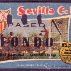 Coleccionismo deportivo: ENTRADA SEVILLA C.F. - REAL SOCIEDAD - 03/10/1954