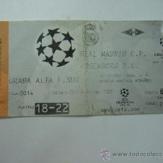 Coleccionismo deportivo: ENTRADA FUTBOL - REAL MADRID - ROSENBORG - 7-12-1999 - ESTADIO SANTIAGO BERNABEU - CHAMPION LEAGUE