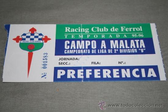 Racing de ferrol entradas