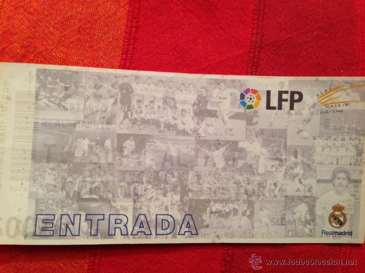 Coleccionismo deportivo: R4208 ENTRADA TICKET REAL MADRID VALENCIA LIGA 2002 2003