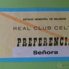 Coleccionismo deportivo: ENTRADA CELTA DE VIGO - BARCELONA 1982-1983 (COPA DEL REY)