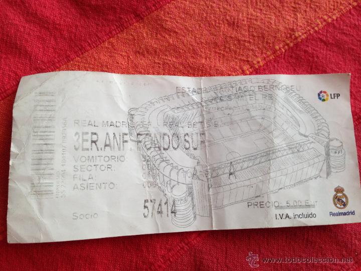 Coleccionismo deportivo: R4188 ENTRADA TICKET REAL MADRID BETIS COPA DEL REY 2006 2007