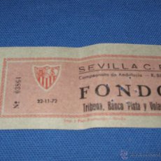 Coleccionismo deportivo: ESTADIO RAMON SANCHEZ PIZJUAN - SEVILLA F.C. - REAL BETIS - CAMPEONATO DE ANDALUCIA - 22/11/1972. Lote 43977549