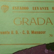 Coleccionismo deportivo: ENTRADA LEVANTE - MANACOR 1984-1985