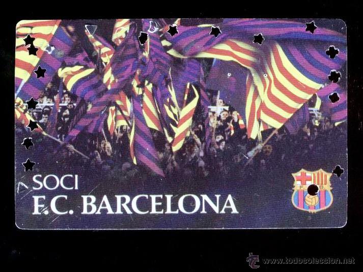 Colecionismo desportivo: ** F.C. BARCELONA, BARCA ** CARNET SOCI ANUAL 1981 - QUOTA 4.000 PTES.