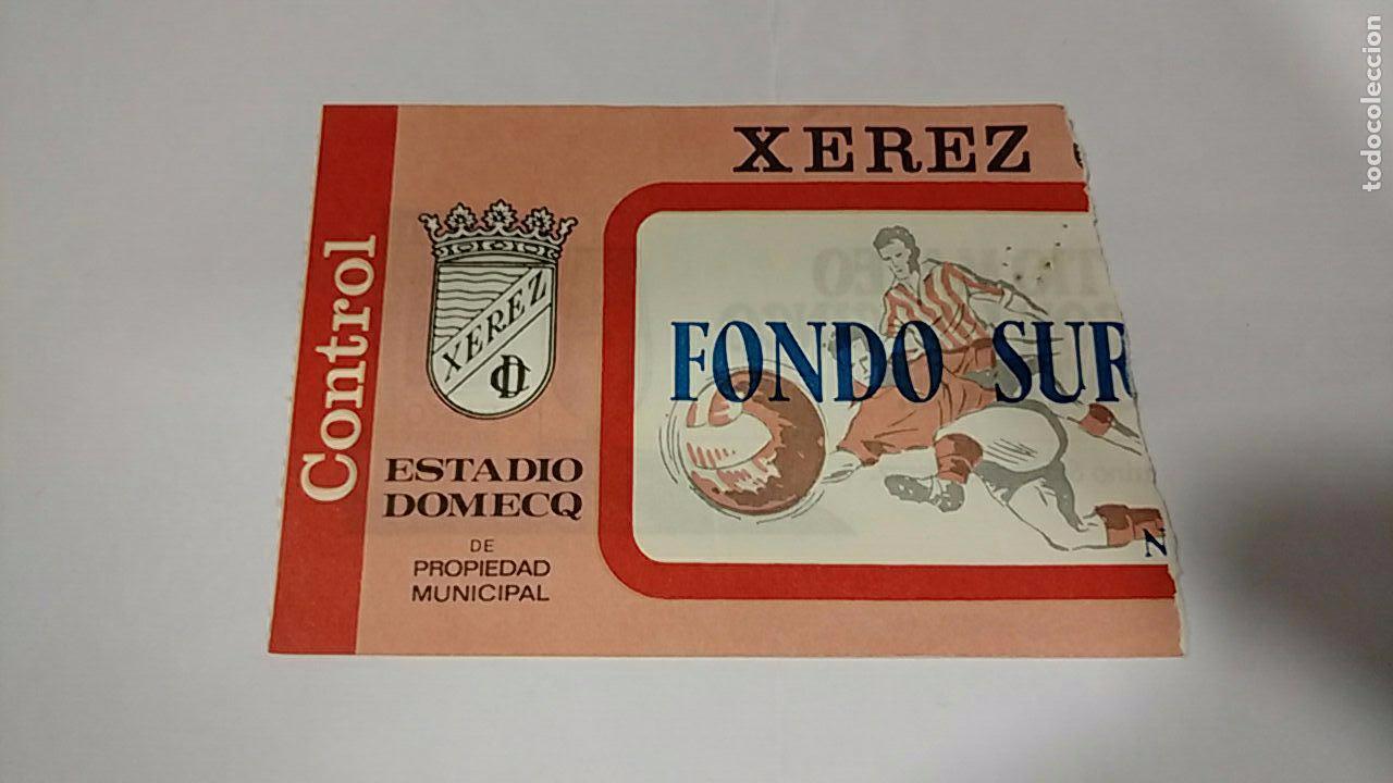 Collectionnisme sportif: ENTRADA ENTRADAS FUTBOL FOOTBALL TICKET SPAIN ESPA&Ntilde;A XEREZ JEREZ
