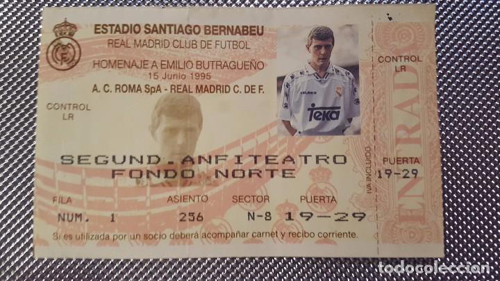 Collectionnisme sportif: Entrada de futbol Homenaje Emilio Butrage&ntilde;o