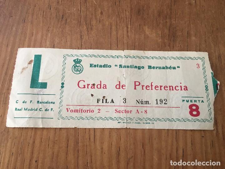 Coleccionismo deportivo: R2873 ENTRADA TICKET REAL MADRID 0-0 BARCELONA LIGA TEMPORADA 1972 1973 (25-2-1973)
