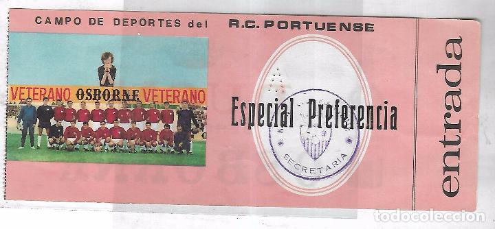 Collectionnisme sportif: ENTRADA. CAMPO DE DEPORTES DEL R.C.PORTUENSE. ESPECIAL PREFERENCIA.