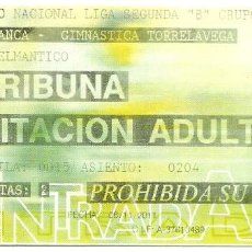 Coleccionismo deportivo: ENTRADA-INVITACION DE FUTBOL - PARTIDO SALAMANCA-TORRELAVEGA - ESTADIO HELMANTICO - 6-11-2011 