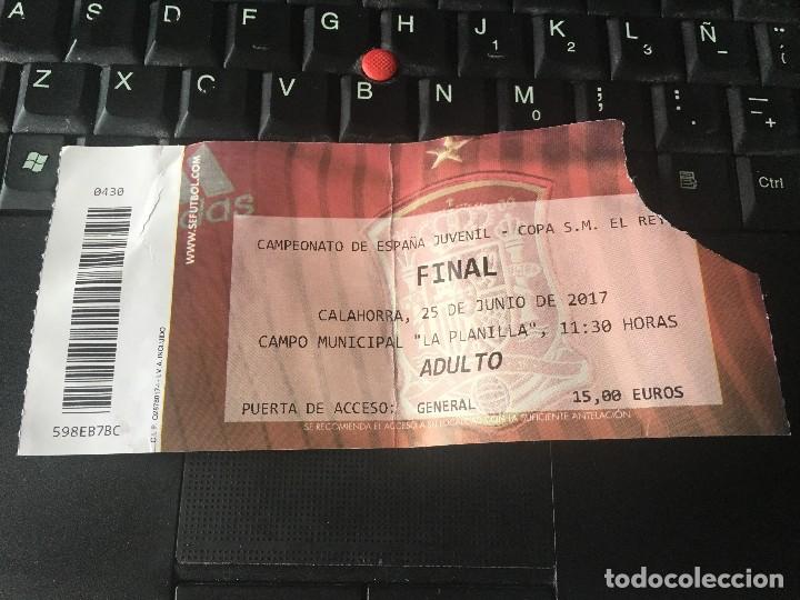 r3834 entrada ticket futbol final copa del rey - Comprar ...