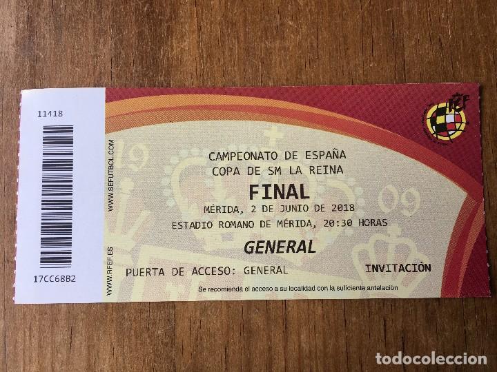 Final copa de la reina entradas