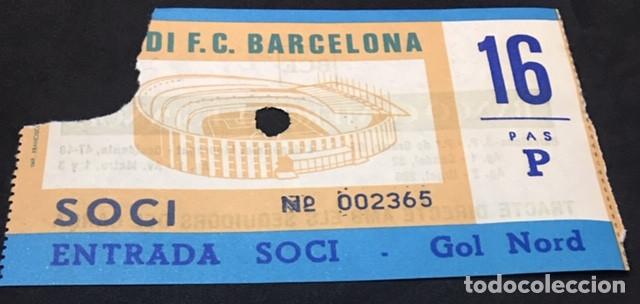 Coleccionismo deportivo: entrada recopa de europa f.c. barcelona dukla praha ( dukla de praga ) 4 noviembre 1981