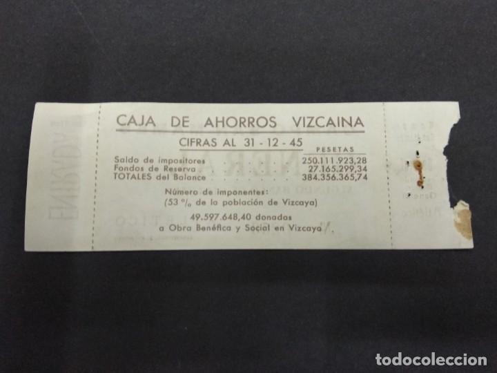 Coleccionismo deportivo: ANTIGUA ENTRADA ATHLETIC DE BILBAO 1946 CAMPO SAN MAMES CONTRA REAL MADRID ORIGINAL - Foto 2 - 139085362