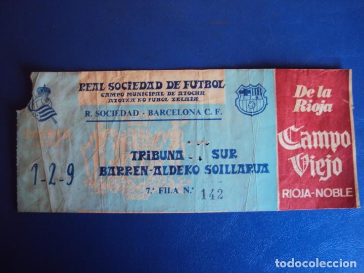 Entradas real sociedad barcelona