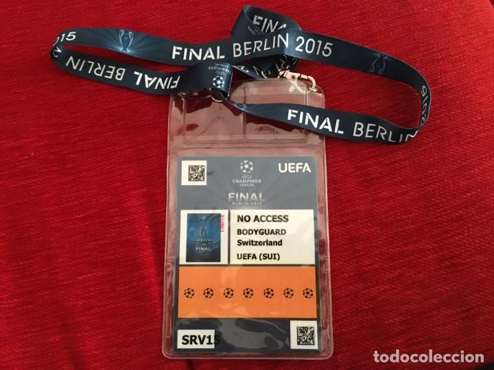 Sports collectibles: ENTRADA TICKET ACREDITACION VIP FINAL UEFA CHAMPIONS LEAGUE BARCELONA JUVENTUS 2014 2015 BERLIN