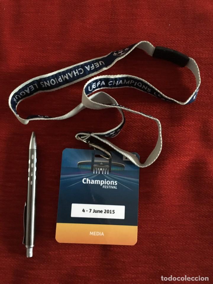 Collezionismo sportivo: ENTRADA TICKET PASE MEDIA FINAL UEFA CHAMPIONS LEAGUE BARCELONA JUVENTUS 2015 BERLIN