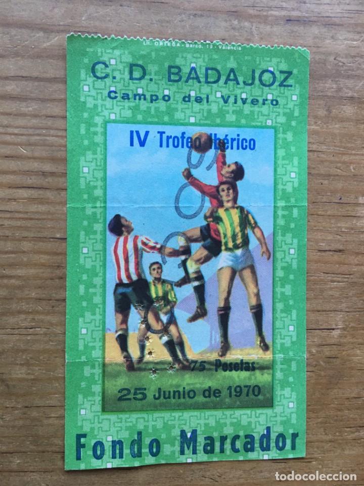Collectionnisme sportif: R6139 ENTRADA TICKET FUTBOL IV TROFEO IBERICO 1970 ESPANYOL ESPA&Ntilde;OL BARREIRENSE