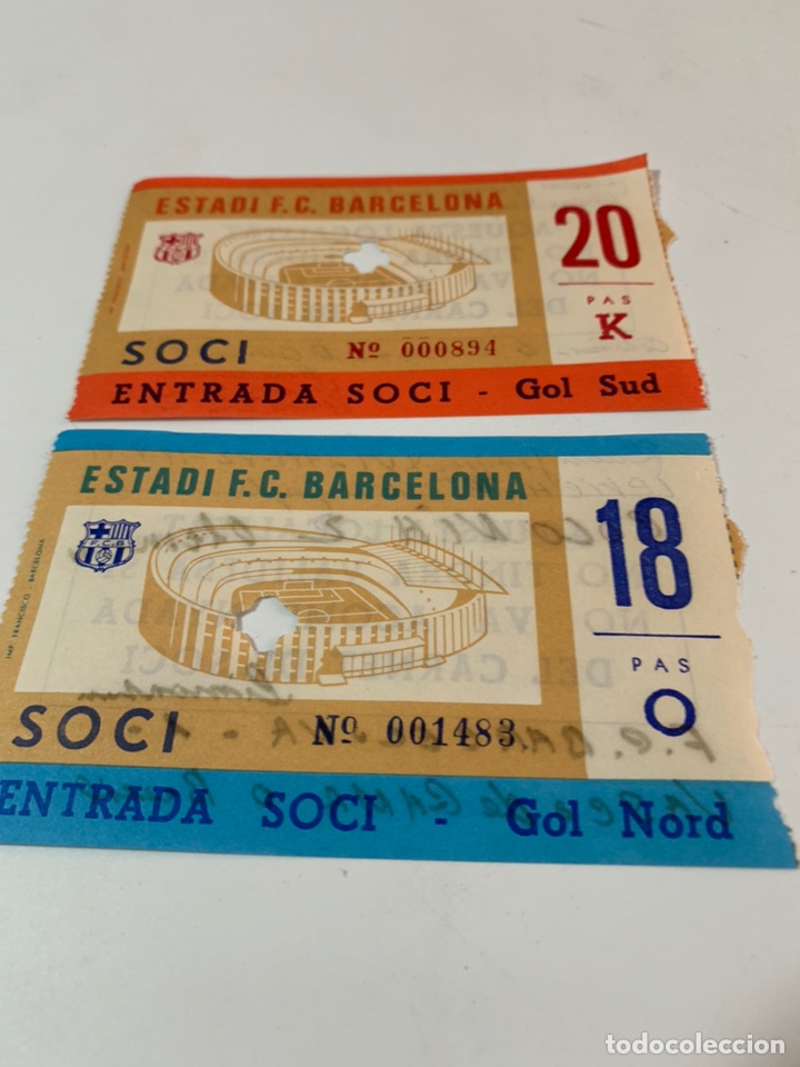 Coleccionismo deportivo: Lote entrada trofeo joan gamper 1981 18-19 agosto fc barcelona vasco de gama colonia ipswich town