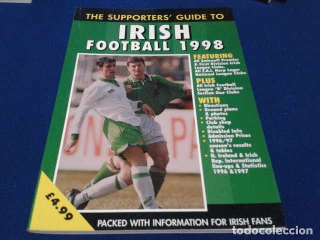Coleccionismo deportivo: LIBRO THE SUPPORTERS&acute;GUIDE TO ( IRISH FOOTBALL 1998 ) 70 PAGINAS